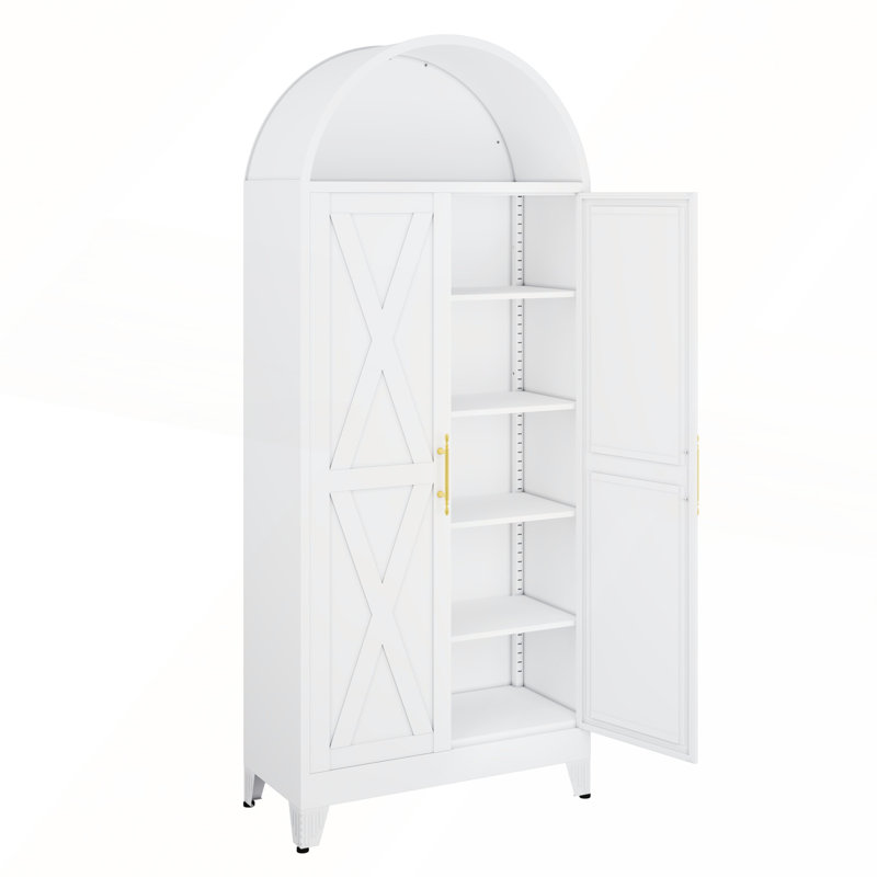 Armoire de rangement Elegant, Blanc