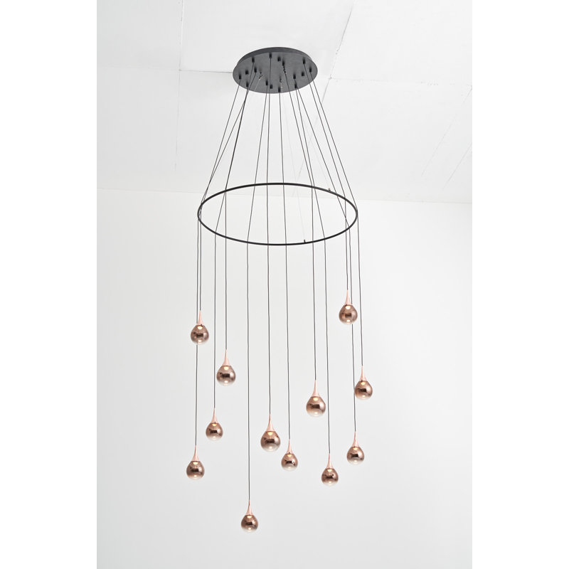 Luminaire suspendu Paopao PC12, Cuivre