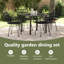 5 Piece Garden Dining Set Poly Rattan-1044892520-1044892535