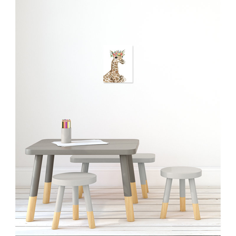 Art sur toile savannah, H 14 po x l 11 po x P 1,5 po, Toile