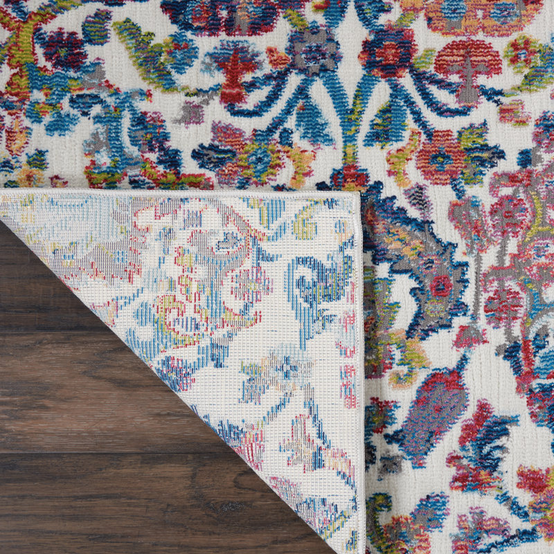 Burnie Oriental Indoor Rug, Rectangle 4' x 6'