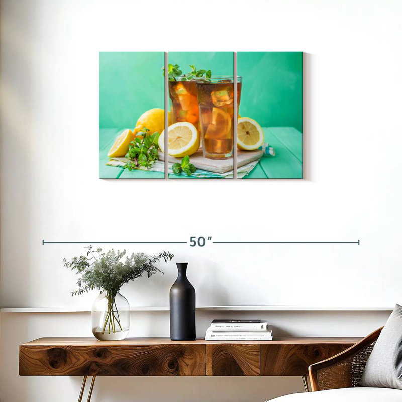 Yarlin Lemon Iced Tea, 20" H x 33" W