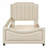 Daybed with Classic Stripe Shaped  Headboard-397831289