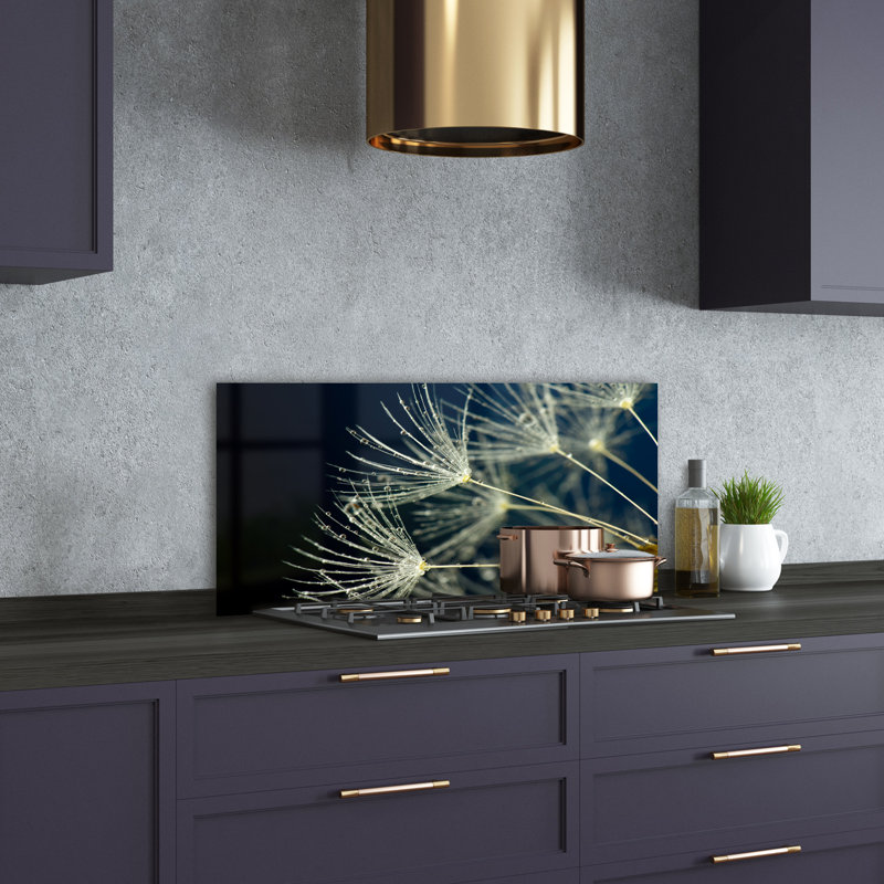Lizbett 50cm W x 100cm L Glass Peel and Stick Panel
