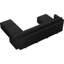 Canapé modulaire rembourré de rangement en velours 8 pièces 116,6 po Vashudev-1281672862