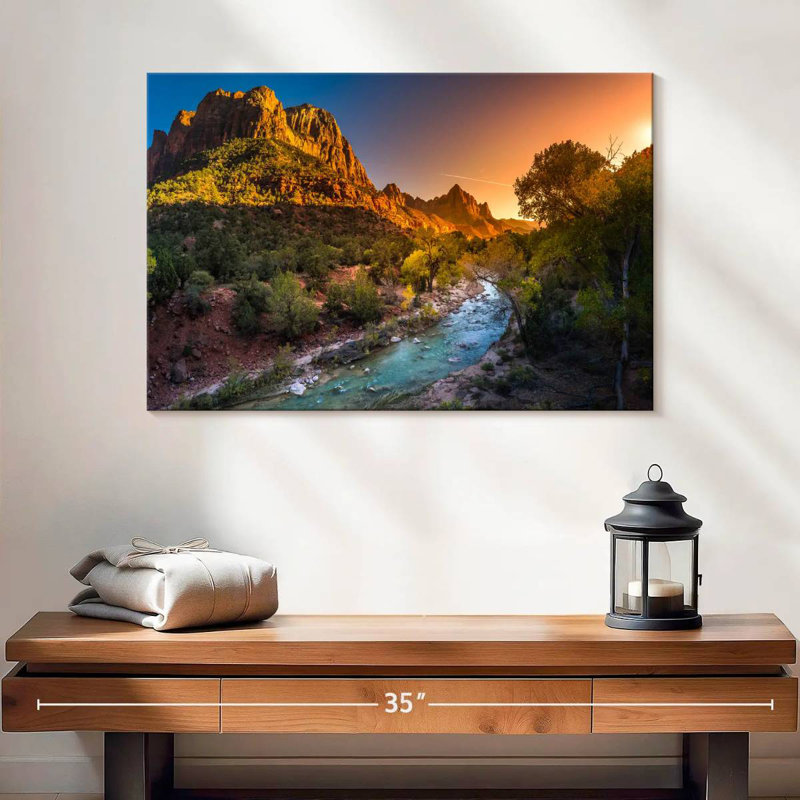Rivière Alvord Zion National Park, H 16 po x l 24 po