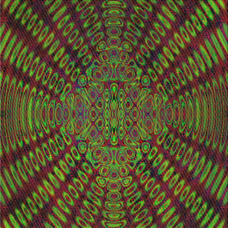Abstract Indoor Rug, Square 4'