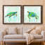 «Sea Turtle Swim I», ensemble de 2 cadres photo-2108801645-2108801637