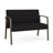 Waterfall Waiting Reception Loveseat Metal Frame-88240375-88709686