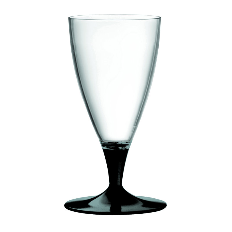 Verre à bière en polycarbonate - 12 pièces , Noir, noir, noir, noir