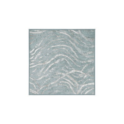 Tapis bleu lavable à la machine