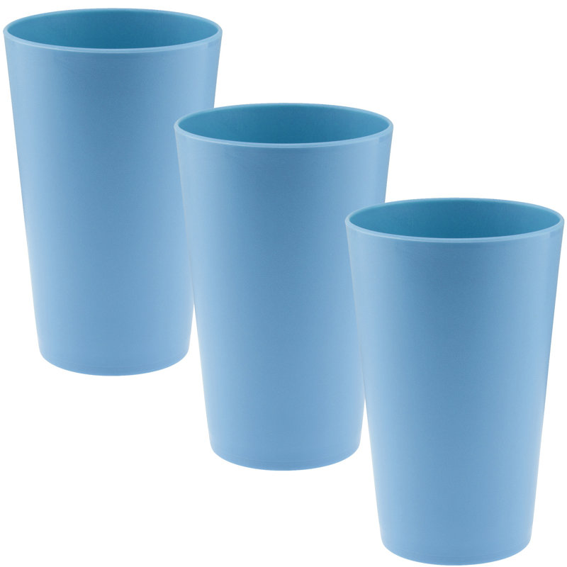Cychosz 10oz. Drinking Glass, Bleu, 3