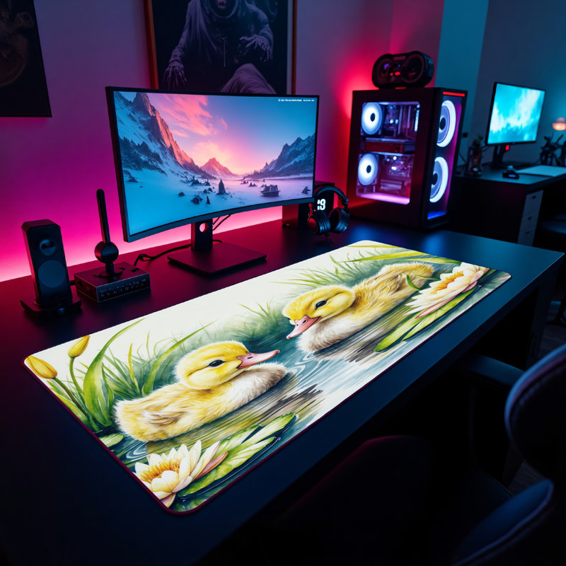 Polyester Desk Pad, 23.6x13.8