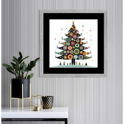 Bold Christmas Tree Art Print