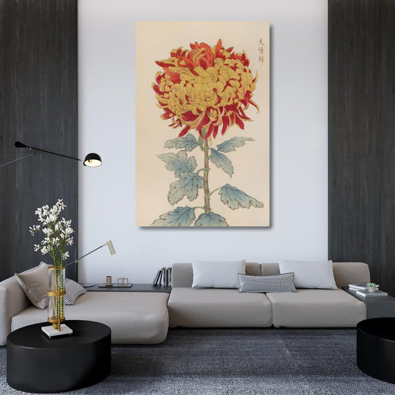 "Keika Hyakugiku, Pl. 12" par Keika Hasegawa - Art sur toile tendue avec châssis, H 48 po x l 33 po