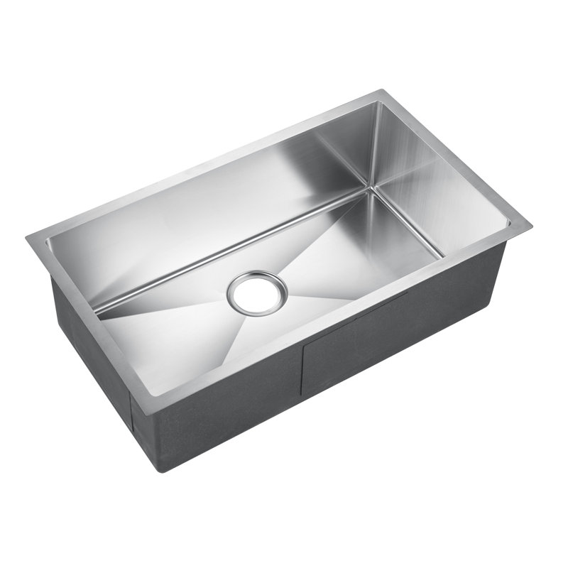 Donahue 30'' L Undermount Single Bowl Stainless Steel Kitchen Sink