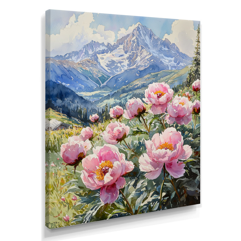 Bastin - décoration murale florale, H 40 po x l 30 po, Toile tendue, Ne s'applique pas