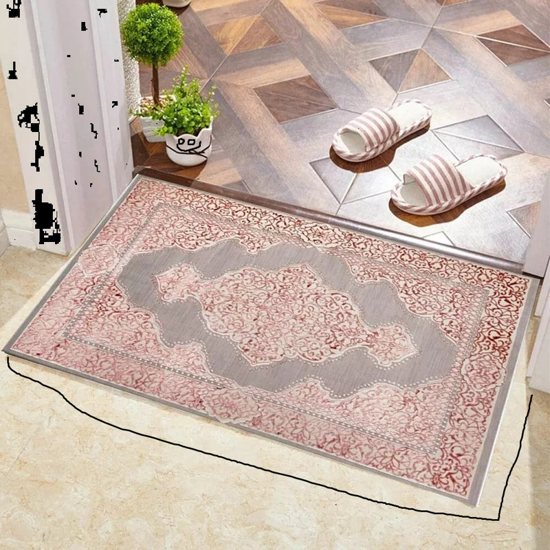 Ashvath Indoor Doormat, Pink