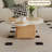 Modern creative mobile lift coffee table
