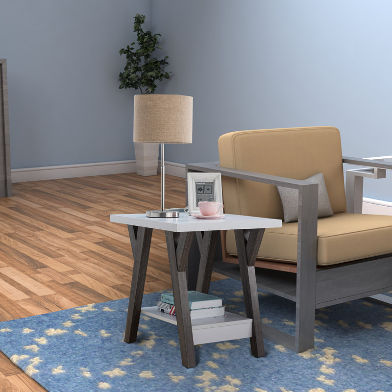 Table de bout Modern, Blanc
