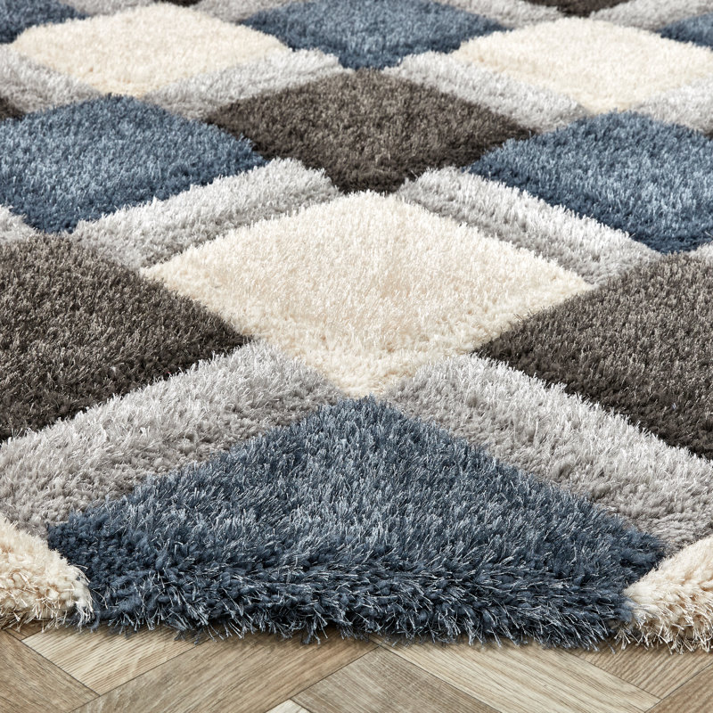 Clotine Geometric Machine Tufted Area Rug, Rectangle 80 x 150cm