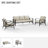 Mosier 5 - Person Patio Conversation Set with Cushions-649264267-649264266