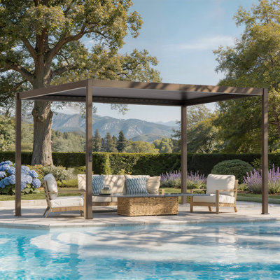 Metal Pergola with Louver