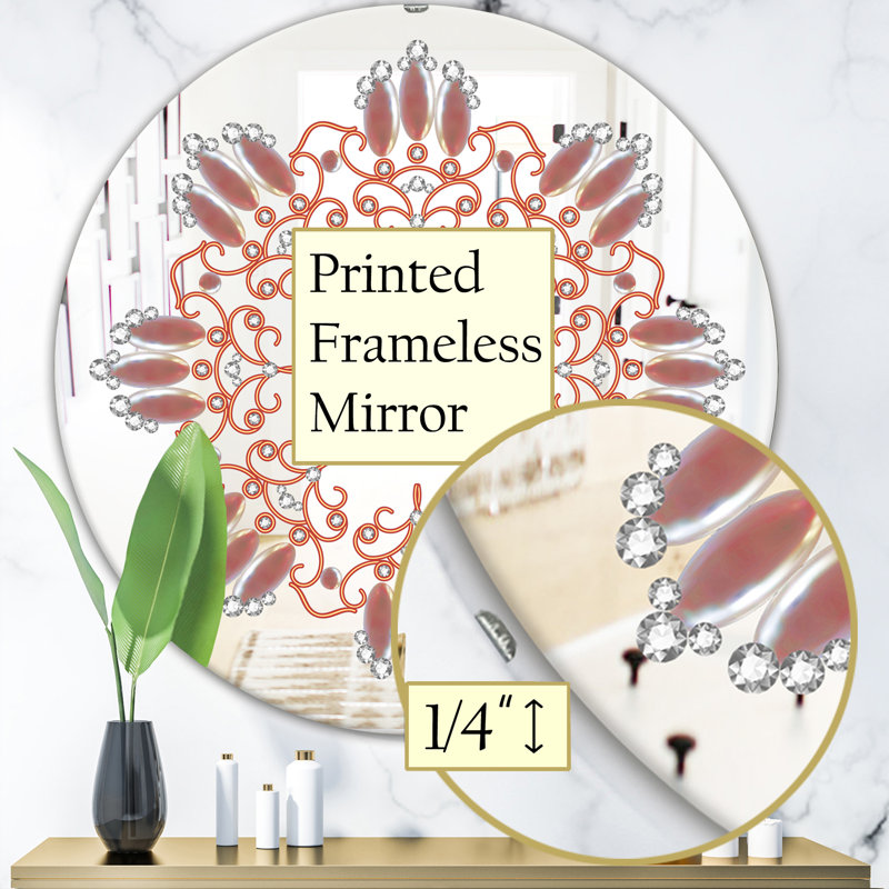 Miroir d'appoint Neutral Glam, H 31,5 po x l po