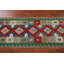Tapis de couloir oriental géométrique en laine Kilim 3 x 13