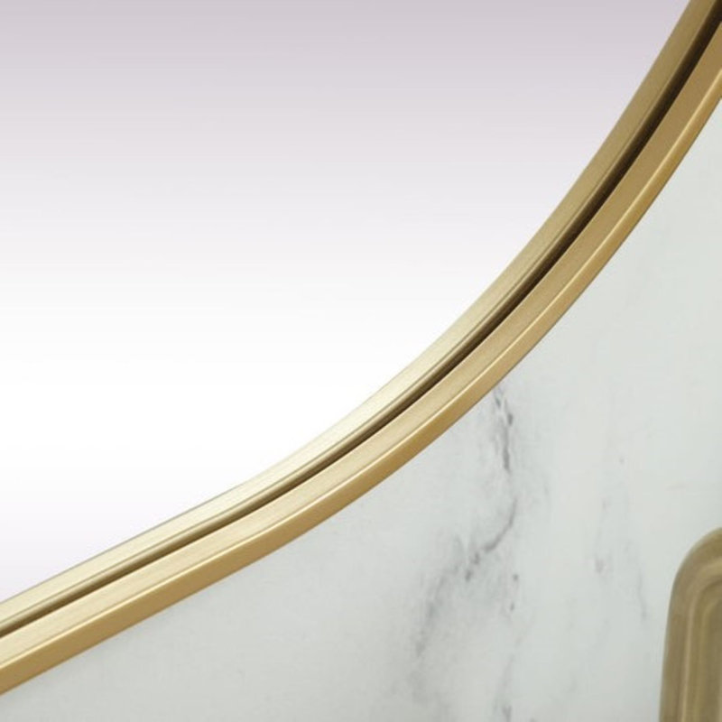 Miroir Elington, 60 po x 24 po, Laiton