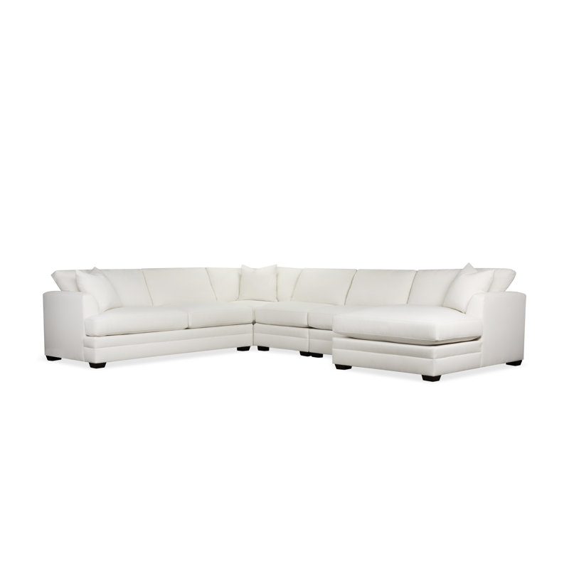 Canapé modulaire 5 pièces Edan, Beige Macarena, Orienté à droite
