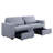 Colson Sofa Gray Linen