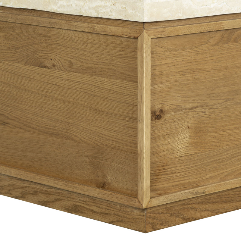Table basse Alysandria, Brown Oak