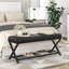 Banc rembourré avec rangement pour chaussures Richia-798328945