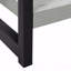 Table d'appoint, côté, bout, étroit, petit, stratifié gris à 2 niveaux, contemporain, moderne-37794475