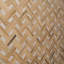 Eternal 10x13 Basketweave Herringbone Matte Wood Look Porcelain Mosaic Tile