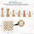 RADICALn Handmade 12'' L Stone Chess Game Set-79136489
