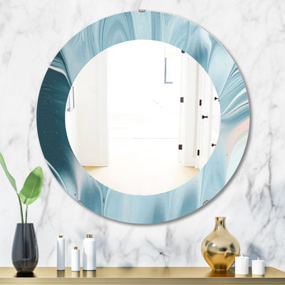 Water I Modern Traditional Wall Mirror