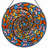 7.8"H Butterfly Spiral Stained Glass Window Panel-2012675669