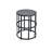 Marienthal Patio 2-Piece Weave Rope Chaise Lounge & Side Table Set With Adjustable Backrest & Cushions