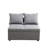 Clevette Convertible Storage Sofa with Adjustable Seat Cushions - Dual Function Single/Double Sofa in Elegant Linen Fabric for Small Spaces-1301634245
