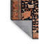 Tapis brun lavable à la machine