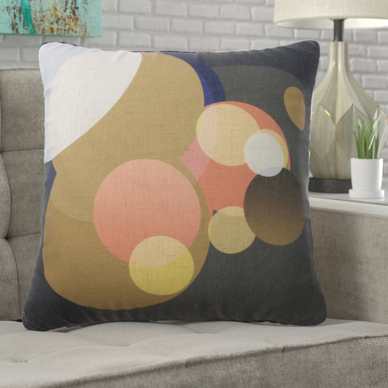 Mcquay Feather Linen Throw Pillow