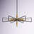 Ziggy 6 - Light Dimmable Sputnik Sphere Chandelier