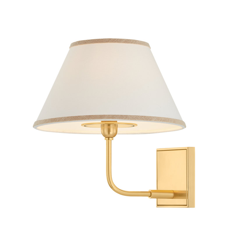 Durland Wall Sconce in Aged Brass