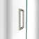 Unidoor-LS 57'' W x 72" H Hinged Frameless Shower Door with ClearMax Technology