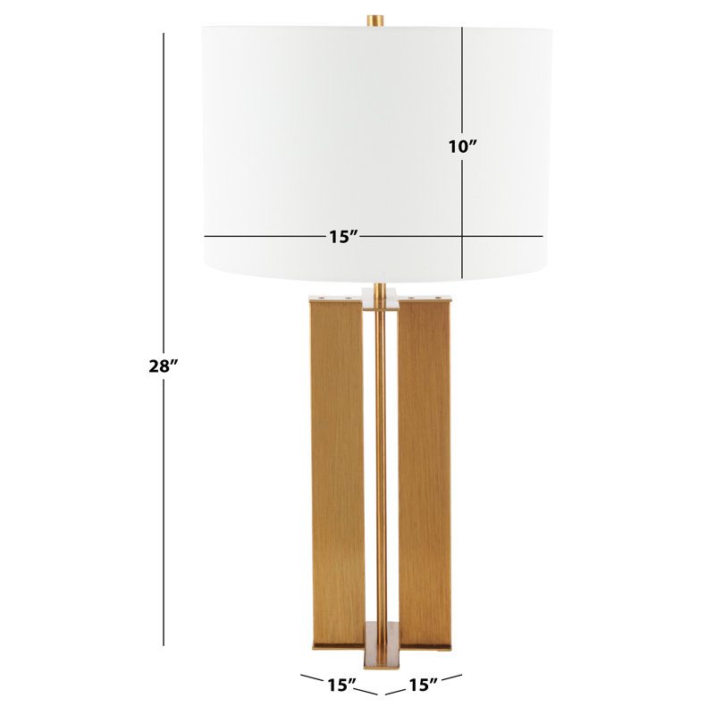 Archiebald Metal Table Lamp, Gold