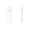 Backgate™ 1 - Light LED Flush Mounted Sconce-49980403-49980404