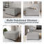 Repose-pieds en velours beige-1647830018