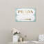 «Milan Sign Aqua», art textuel sur toile-51241913-51241918